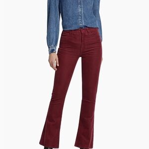 7 For All Mankind Red Boot Cut Pants